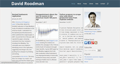 Desktop Screenshot of davidroodman.com