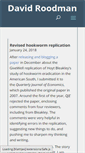 Mobile Screenshot of davidroodman.com