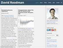 Tablet Screenshot of davidroodman.com